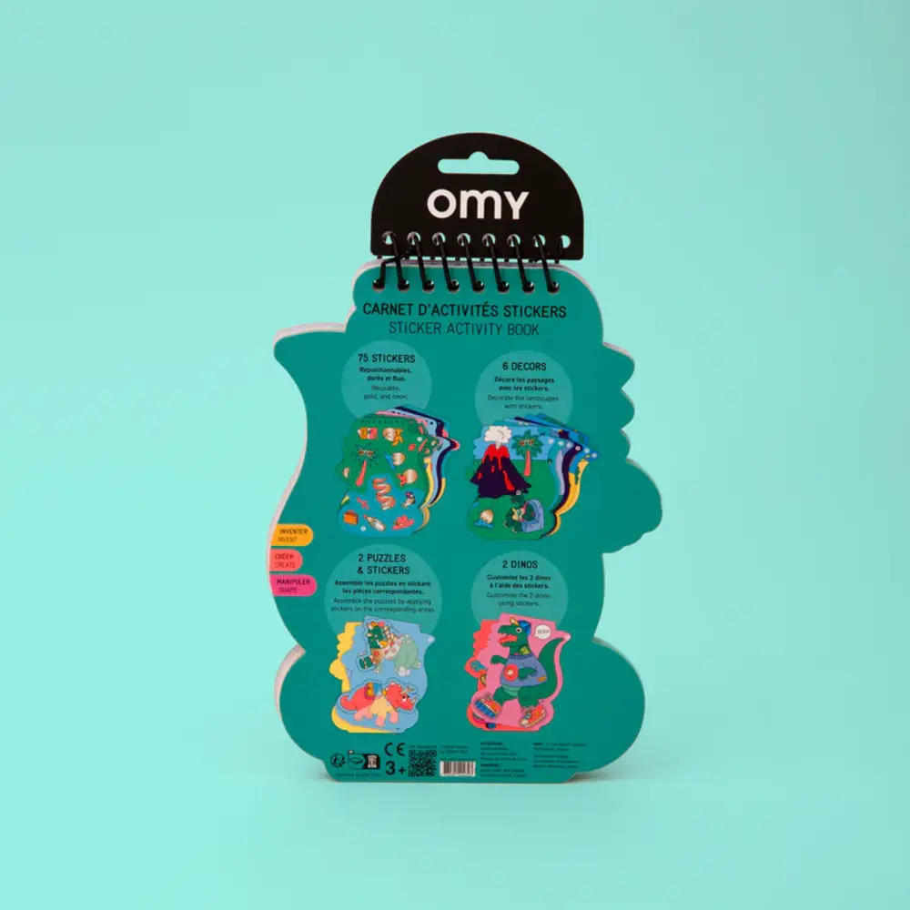 OMY Sticker activity book - Dino OMY Sticker activity book - Dino