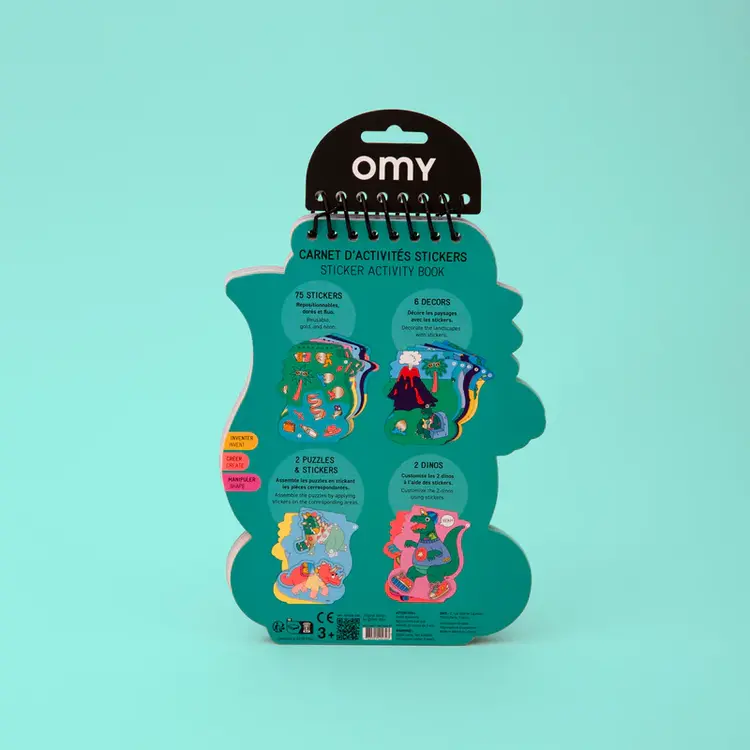OMY Sticker activity book - Dino