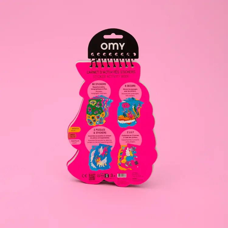 OMY Sticker activity book - Lily