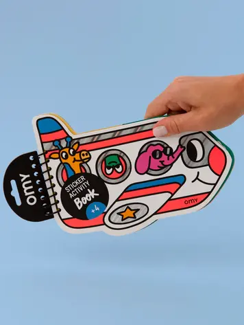 OMY Sticker activity book - Vroom
