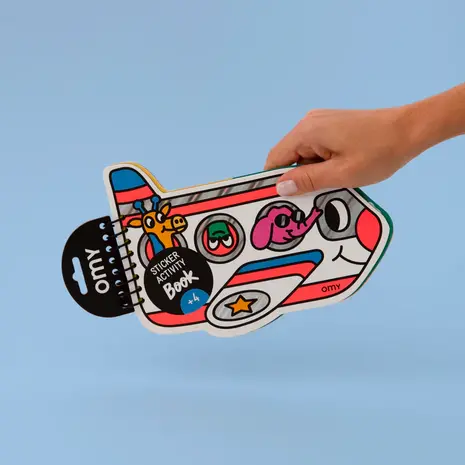 OMY Sticker activity book - Vroom OMY Sticker activity book - Vroom