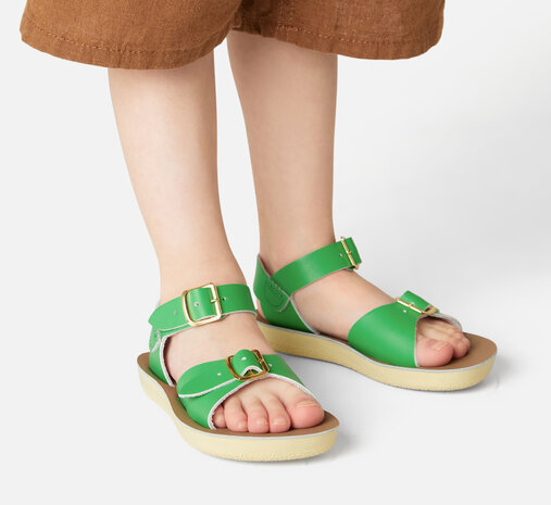 Salt -Water Sandals Surfer Child Kelly Green