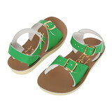 Salt -Water Sandals Surfer Child Kelly Green