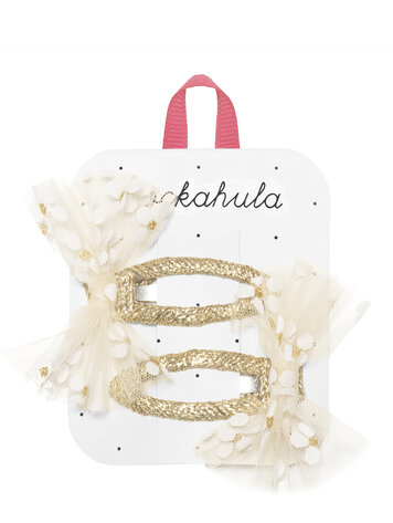 Rockahula Daisy Tulle Bow Clips