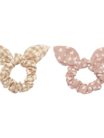 Rockahula Daisy Gingham Bunny Ears Scrunchies
