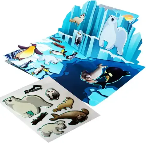 Qwi Toy 3 in 1 Playbook Animals Qwi Toy 3 in 1 Playbook Animals