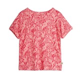 Mini Rodini Mini leopard aop ss tee pink