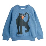 Mini Rodini Panther sp melange sweatshirt blue