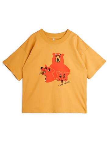 Mini Rodini Camp Rodini sp ss tee beige Mini Rodini Camp Rodini sp ss tee beige