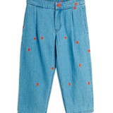 Mini Rodini Mini hearts aop woven trousers