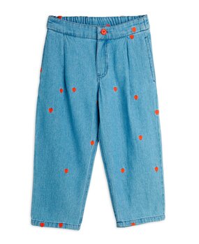 Mini Rodini Mini hearts aop woven trousers Mini Rodini Mini hearts aop woven trousers