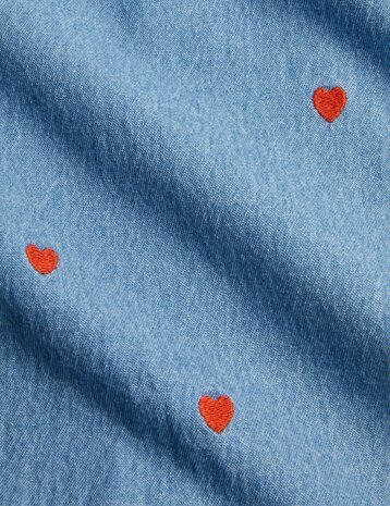 Mini Rodini Mini hearts aop woven trousers Mini Rodini Mini hearts aop woven trousers