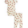 Mini Rodini Outlined hearts aop baby set Mini Rodini Outlined hearts aop baby set