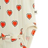 Mini Rodini Outlined hearts aop baby set Mini Rodini Outlined hearts aop baby set