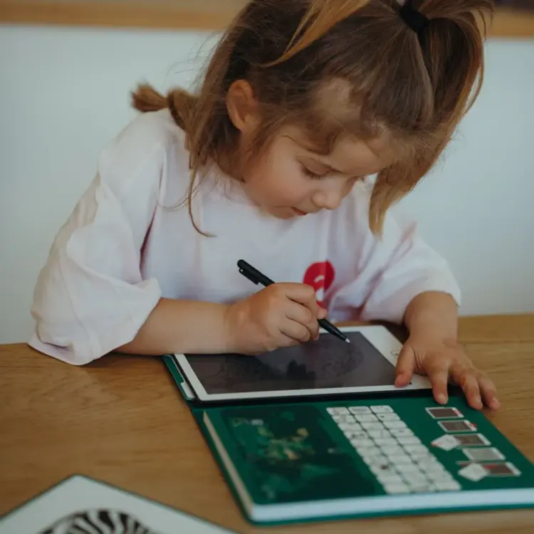 Kidywolf Kidydraw Mini tekenbord 30 Dieren over de hele wereld