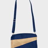 Susan Bijl The New Bum Bag Navy & Camel Medium