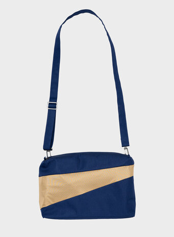 Susan Bijl The New Bum Bag Navy & Camel Medium Susan Bijl The New Bum Bag Navy & Camel Medium