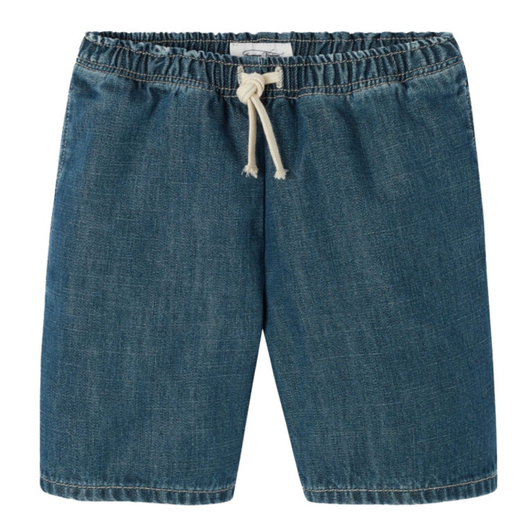 American Vintage denim short met drawstring