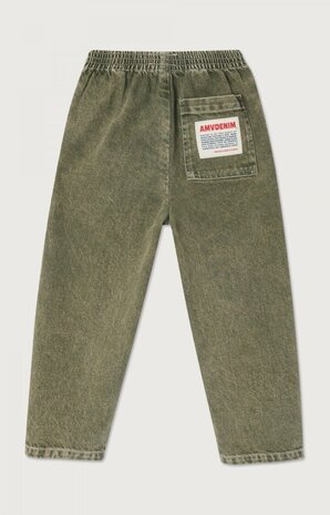 American Vintage groene broek met elastische taille American Vintage groene broek met elastische taille