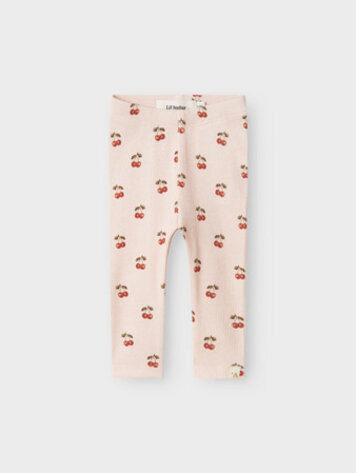Lil Atelier 13240127 NBFLAVO ELF SLIM LEGGING Silver Peony