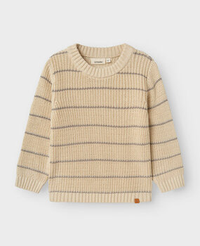 Lil Atelier 13245614 NMMEMLEN LS KNIT STRIPES LIL Turtledove Lil Atelier 13245614 NMMEMLEN LS KNIT STRIPES LIL Turtledove