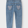 Name It 13242772 NMFBELLA MOM EMB JEANS 1224-SM Bow Name It 13242772 NMFBELLA MOM EMB JEANS 1224-SM Bow