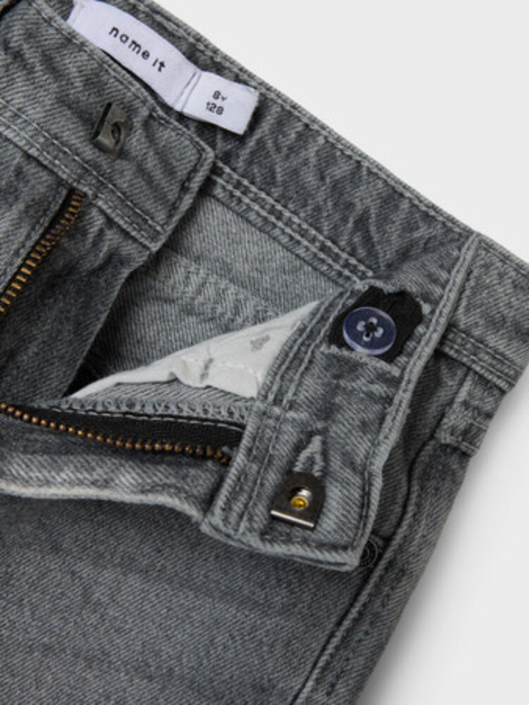 Name It 13240392 NKMRYAN STRAIGHT JEANS 5950-DM Light Grey