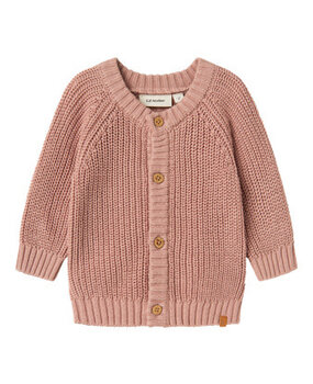 Lil Atelier 13231617 NBNEMLEN LS KNIT CARD LIL  Misty Rose Lil Atelier 13231617 NBNEMLEN LS KNIT CARD LIL  Misty Rose