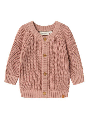 Lil Atelier 13231617 NBNEMLEN LS KNIT CARD LIL  Misty Rose