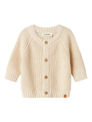 Lil Atelier 13231617 NBNEMLEN LS KNIT CARD LIL  Turtledove