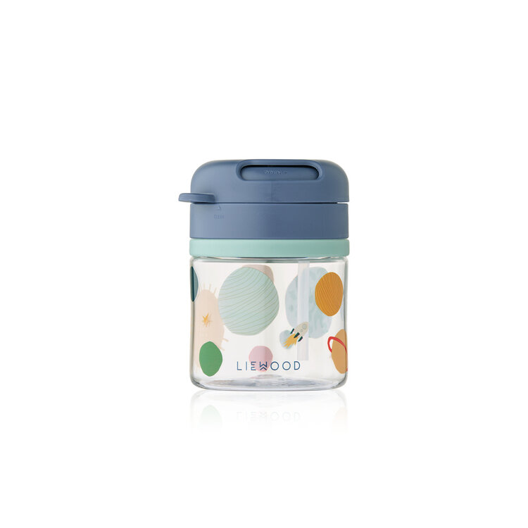 Liewood Pavia Tritan Straw Cup 280ml - 2510 Universe / Classic navy