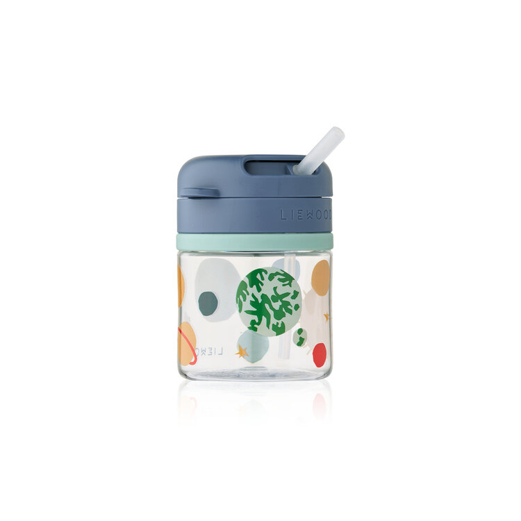 Liewood Pavia Tritan Straw Cup 280ml - 2510 Universe / Classic navy