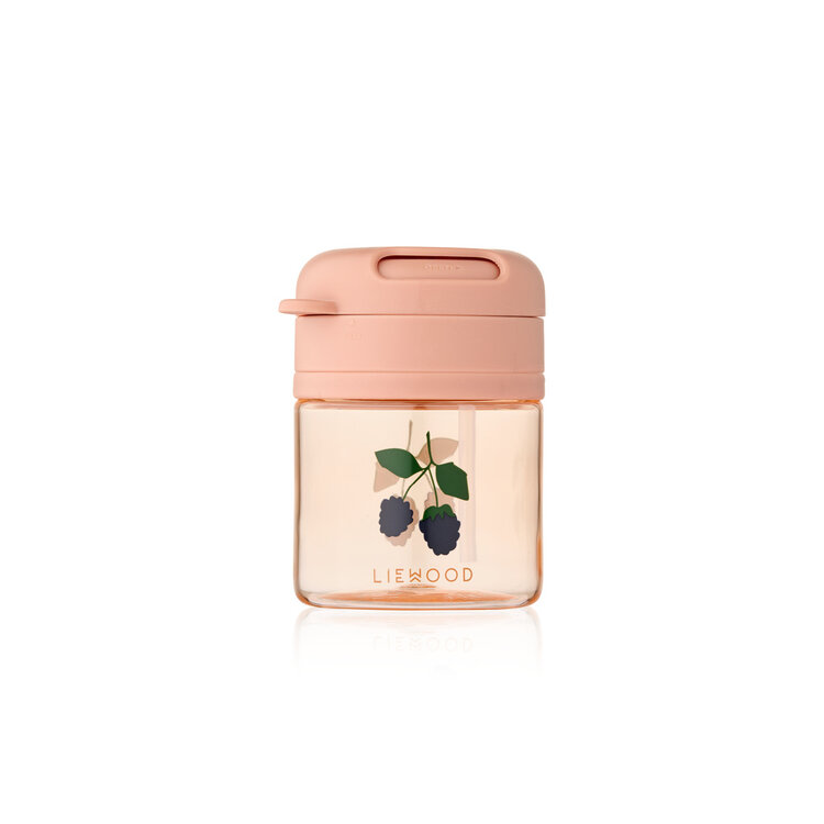 Liewood Pavia Tritan Straw Cup 280ml - 2502 Berry / Pale Tuscany