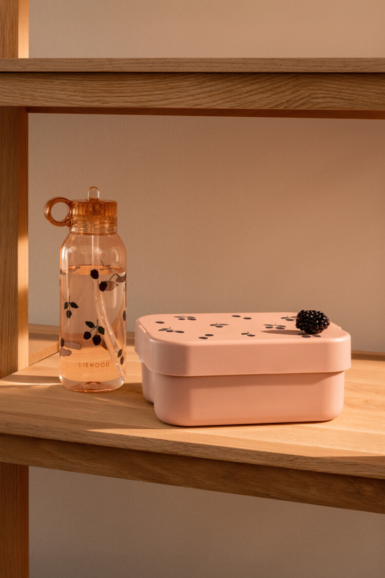 Liewood Chelsey Printed Lunchbox Set - 2502 Berry / Pale Tuscany