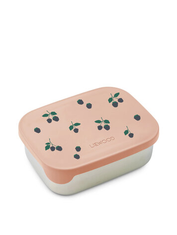Liewood Arthur Printed Lunchbox - 2502 Berry / Pale Tuscany
