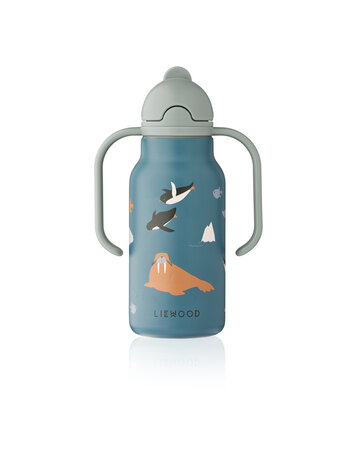 Liewood Kimmie Water Bottle 250 ml - 2501 Arctic Sea / Ocean view