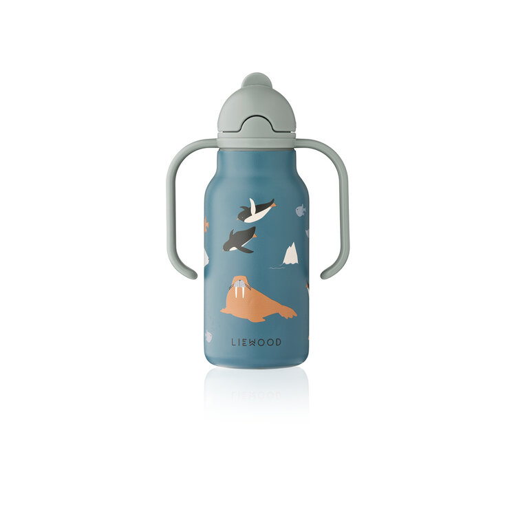 Liewood Kimmie Water Bottle 250 ml - 2501 Arctic Sea / Ocean view