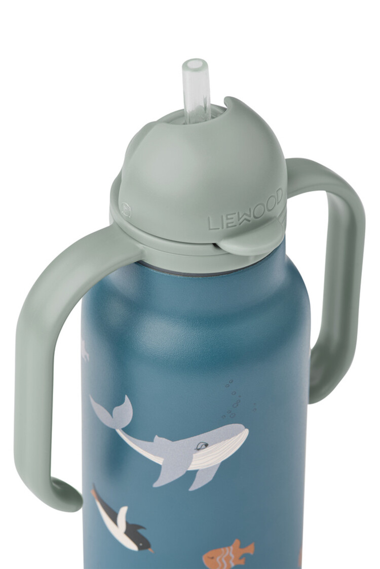 Liewood Kimmie Water Bottle 250 ml - 2501 Arctic Sea / Ocean view