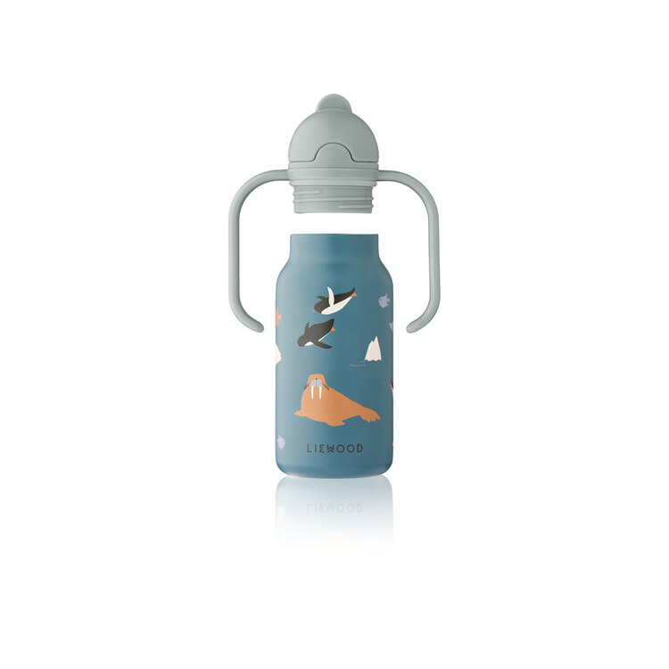 Liewood Kimmie Water Bottle 250 ml - 2501 Arctic Sea / Ocean view