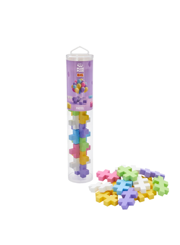 Plus Plus BIG Tube Pastel 15ST