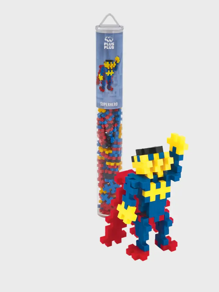 Plus Plus Tube Characters Super Hero 100ST
