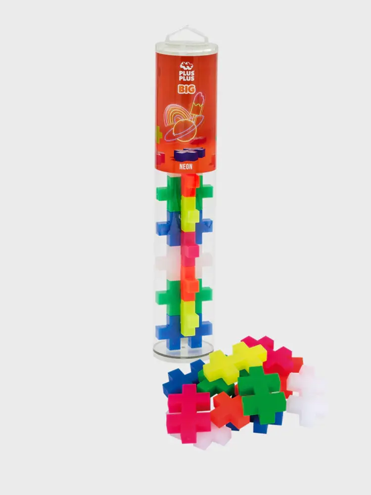 Plus Plus BIG Tube Neon 15ST