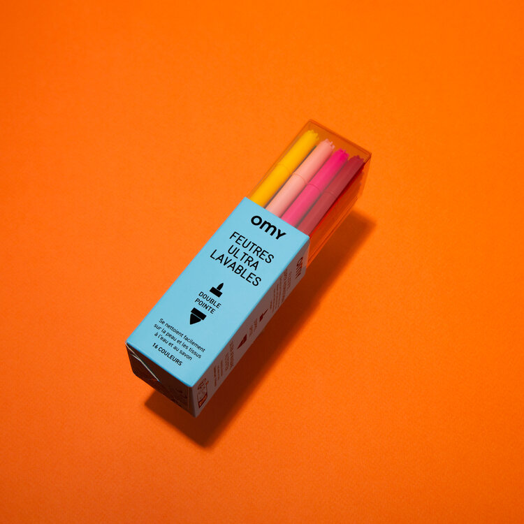 OMY Markers Ultra Washable 16ST