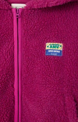 American Vintage Teddy Jas Hoktown Capuchon Fuchsia