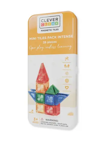 Cleverclixx Mini Tiles Pack Intense | 28 Stuks