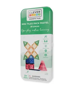 Cleverclixx Mini Tiles Pack Pastel | 28 Stuks
