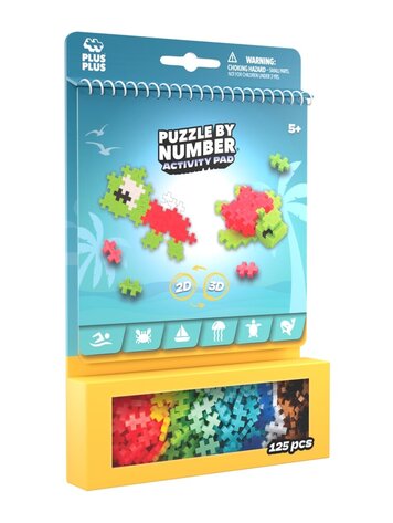 Plus Plus Activity Pad Oceaan 125ST
