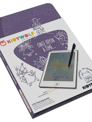 Kidywolf Kidydraw Mini tekenbord 30 Once upon a time