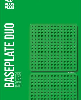 Plus Plus Bouwplaat groen 2ST Plus Plus Bouwplaat groen 2ST