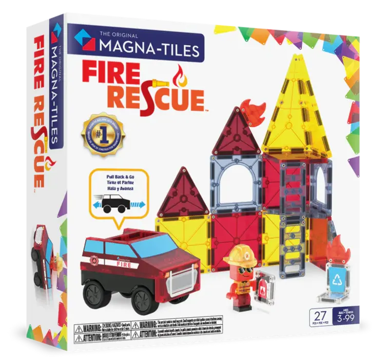Magna Tiles magnetische tegels Fire Rescue 27ST